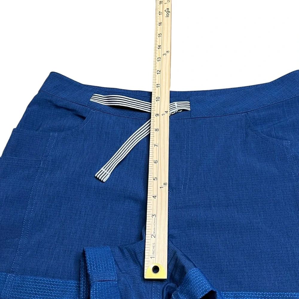 ZYIA Blue Drawstring Athletic Shorts - Picture 8 of 8